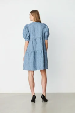 Cras Cph Kjoler<Leia Dress - Sparkle Denim