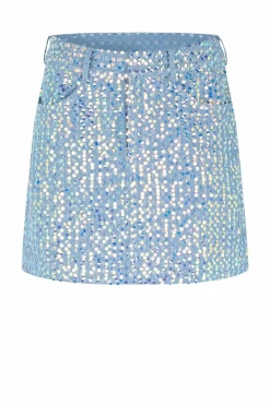 Cras Cph Shorts & Nederdele<North Skirt - Blue Glitter