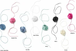 Cras Cph Accessories<Petal Flower Denim - Denim Light Blue