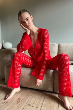 Cras Cph Bluser<Thaliacras Blouse - Fiery Red